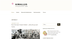 Desktop Screenshot of kimallus.fi